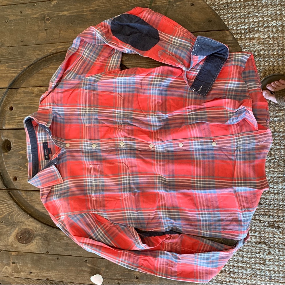 Cremieux flannel button down